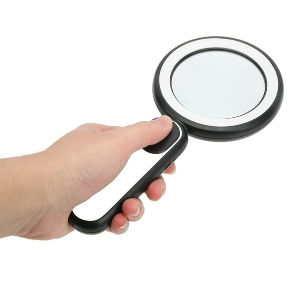 Magnifier, 85mm Lenses Diameter Ergonomic Handle Magnifying Glass 10X Magnification for Office