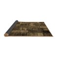 thumbnail image 2 of Ahgly Company Indoor Square Patchwork Brown Transitional Area Rugs, 5' Square, 2 of 4