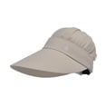 thumbnail image 4 of Sombrero para el sol Sombrero de protección solar Sombrero con visera portátil ajustable ligero y transpirable Caqui, 4 of 9