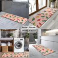 thumbnail image 2 of Pink Christmas Dinosaurs Pattern Kitchen Rug Mat,Kitchen Runner Rugs Non Skid Washable,Decorative Kitchen Floor Mats for Kitchen,Sink,Laundry,17"X47", 2 of 5