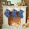 thumbnail image 6 of SKYSONIC Blue Swiming Shark Christmas Stockings Personalized Large Christmas Stocking Cute Snowflake Stockings 18 Inch Xmas Stocking for Xmas Decorations and Holiday Family Party Decor Xmas Gifts 2PCS, 6 of 7