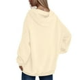 thumbnail image 6 of CAUYDY Cute Ghost Graphic Hoodies for Women Halloween Funny Spooky Hooded Sweatshirt Vintage Pullover Casual Tops(Beige,L), 6 of 6