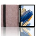 thumbnail image 2 of Elastic Band PU Leather Case for Samsung Galaxy Tab A9 8.7" 2023 SM-X110 / SM-X115 with Pencil Holder, Folio Cover Adjustable Stand - Multiple View Angles, for Samsung Galaxy Tab A9, Pink, 2 of 8