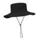 thumbnail image 1 of Sombrero de pescador de secado rápido para hombres y mujeres, sombrero para el sol, gorras de camping de verano, transpirable, para el sol Negro, 1 of 9