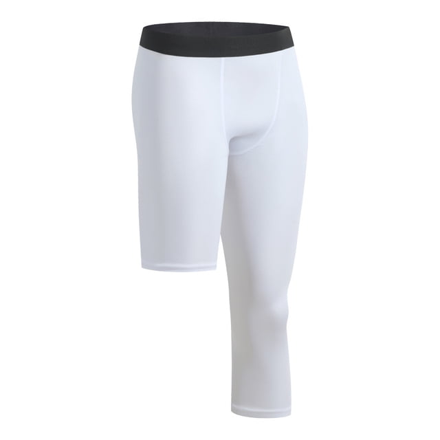 Pantalones de una sola pierna, pantalones ajustados de baloncesto, pantalones cortos estilo hombre, mallas de entrenamiento deportivo, pantalones para correr y fitness
