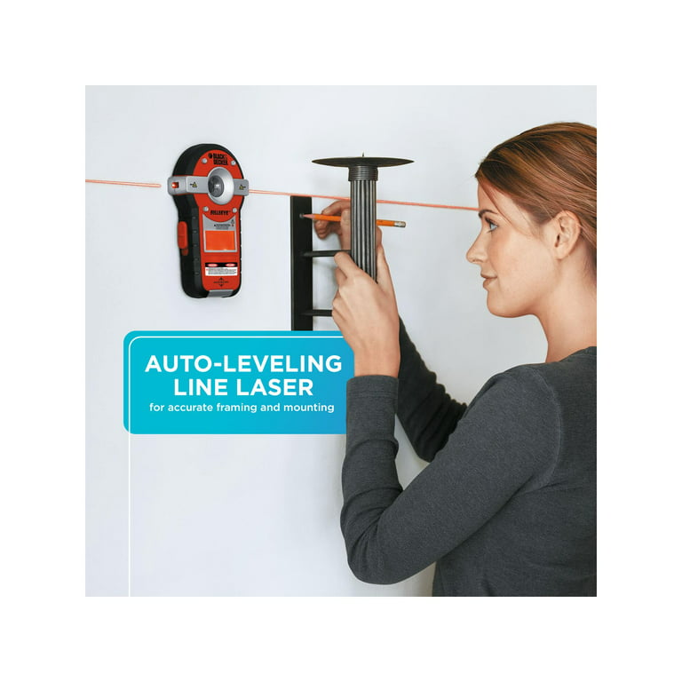 BLACK + DECKER Laser Level with Wall Mounting Accessories 