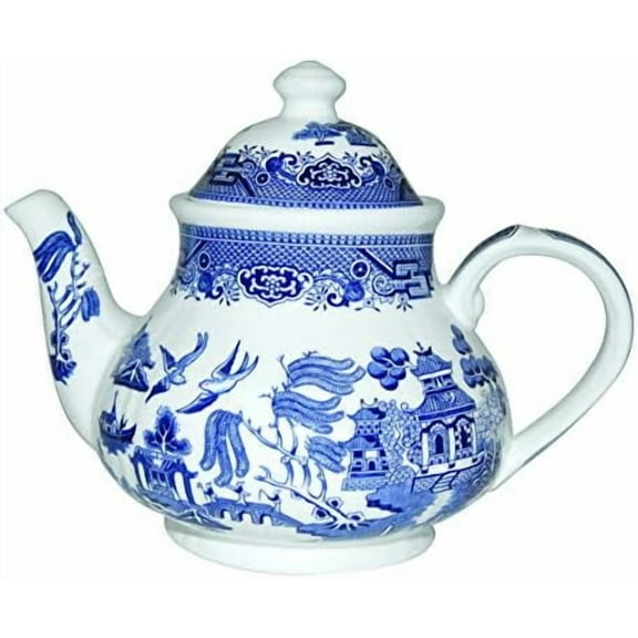 Blue Willow Teapot 40-ounce$$Home Decor, Kitchen, & Other