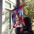 thumbnail image 2 of Welsh Springer Spaniel Patriotic American House Flag, 2 of 7
