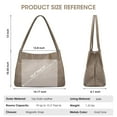 thumbnail image 3 of Kattee Leather Tote Bags for Women, Casual Shoulder Hobo Purses and Handbags, Top Magnetic Snap Closure, 3 of 7