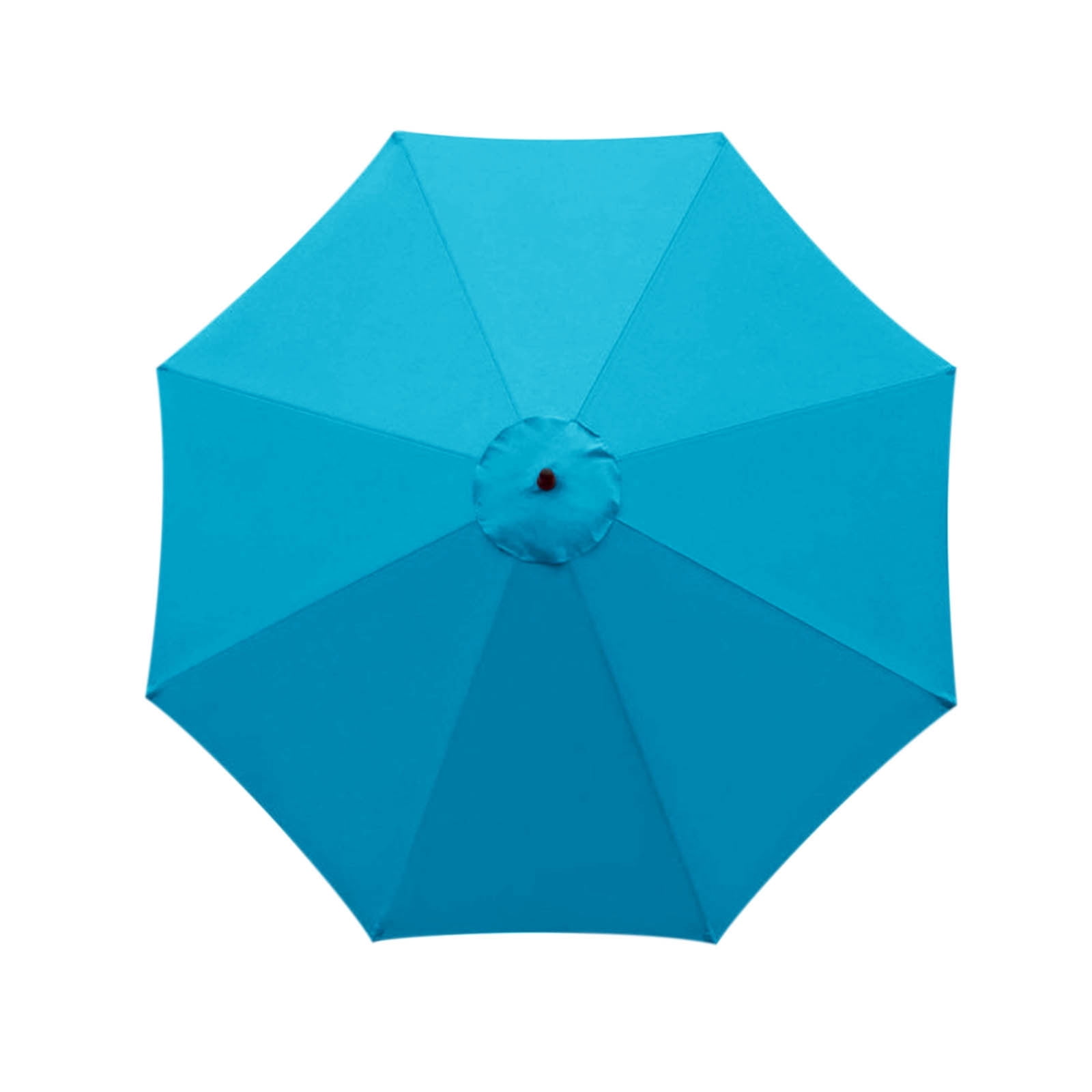 Outdoor Patio Umbrella with NO Push Button Tilt and Crank, Table Umbrellas 8 Sturdy Sun Umbrella Replacement Cloth 118 Inch Diameter With 8 Bones Ribs Waterproof for Pool,Market,Terrace,Beach