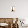 thumbnail image 3 of Stupell Industries Cow with Jack-o-Lantern Holiday Painting Gray Framed Art Print Wall Art, 11 x 14, 3 of 9