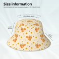 thumbnail image 5 of Kdxio Reflective Bucket Hat - Squirrel And Leaves Print Bucket Hat for Men,Women, 5 of 9