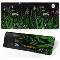thumbnail image 2 of Large Mouse Pad 31.5x11.8 Inches XL Extended Gaming Mousepad Green Floral Desk Mat for Desktop, Botanical Computer Keyboard Mouse Mat Non-Slip Base Desk Pad for Home Game Office Work, 2 of 6