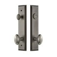 thumbnail image 2 of Grandeur 840711 Fifth Avenue Solid Brass Tall Plate Single Cylinder Keyed Entry Set -, 2 of 6