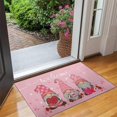thumbnail image 2 of Non Slip Doormat 30x17 Inch Absorbing Door Mats Valentine's Day Gnome Layered Door Mats for Entryway Porch Entryway Bathroom, 2 of 7