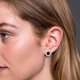 thumbnail image 2 of Pendientes de Botón Silvora Runas Vikingas Plata de Ley, 2 of 8