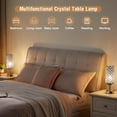 thumbnail image 6 of Touch Control Set of 2, Silver  Table Lamps with USB C+ Ports & AC Outlet, 3-Way Dimmable Nightstand Touch , Modern Bedside Table  for Bedroom, 6 of 8