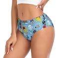 thumbnail image 2 of Balery Pirate Marine Animals Ropa Interior de Algodón para Mujer con Dibujo – Braguitas Cómodas y Elásticas, Estilo Clásico-X-Large, 2 of 6