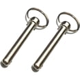 thumbnail image 3 of yeuweold Quick Release Pins 8mm Locking Pin with Spring Loaded Ball End Locking Accessories, Marine Hardware, Bimini Top Pin, Diameter 8mm, Total Length 72MM, 3 of 4