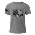 thumbnail image 5 of Gvdentm USA Tshirt Men's USA Flag Distressed Graphic Short Sleeve T-shirt Tops 4th of July Independence Day A10-Grey,3XL, 5 of 5