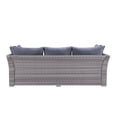 thumbnail image 2 of ACME Laurance Patio Sectional Sofa & Cocktail Table, Gray Fabric & Gray Finish, 2 of 10