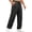 (Fashion 93)Black, variant on Aimik Men's Cargo Pants Utility Flap Pockets Drawstring Elastic Waist Trousers Lightweight Outdoor Workwear Bottoms for Hiking