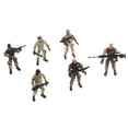 thumbnail image 1 of Adornos de Decoración de Juguete Creativo para para 6 de Policía Masculinos con CUTICAT juguetes de figuras de acción militar para niños, 1 of 8