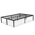 thumbnail image 2 of King 18-inch High Rise Heavy Duty Black Metal Platform Bed Frame, 2 of 3