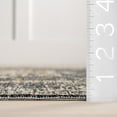 thumbnail image 3 of nuLOOM Hafwen Indoor/Outdoor Reversible Area Rug, 4' x 6', Cream & Charcoal, 3 of 9