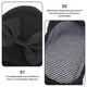 thumbnail image 4 of Pantuflas plegables portátiles de 24,5 cm para mujer, de viaje, de algodón, con suela silenciosa, talla única (negro), 4 of 6