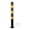 Yellow Black No Ring, variant on yotijay 30'' Bollard Post Professional Sturdy Parking Bollard for Traffic Sensitive Area Yellow Black