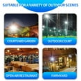 thumbnail image 3 of 100W Solar Lights,2PACK 409LED Solar Flood Light with Motion Sensor Remote Control,Dusk to Dawn,Waterproof Solar Powered Outdoor Lights for Patio Yard Garden, 3 of 8