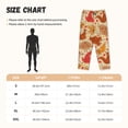 thumbnail image 3 of Naloa Autumn Animal Maple Leaves Pajamas Pants for Women, Lounge for Women,Women’s Pajama Lounge Pants-XX-Large, 3 of 6