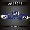 thumbnail image 2 of Attack Graphics Pro Series Restyle Number Plate Backgrounds Compatible with Cycra Powerflow Body Kit for Yamaha YZ450F 2018, 2 of 4