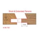thumbnail image 2 of Broca ajustable para rieles y pernos Freud Premier 99-762 43 mm, 2 of 8
