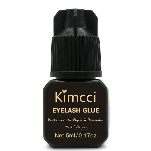 Pegamento para pestañas Kimcci extensión de pestañas negras de 3 segundos 10ml