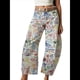 thumbnail image 2 of Vaqueros Rectos, Holgados, Informales, de Tiro Medio y Pierna para Mujer, Estilo Boyfriend Y2K, Pantalones Cortos de Mezclilla Caricatura XXL, 2 of 6