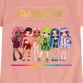 thumbnail image 3 of Rainbow High - Toy Doll Lineup - Toddler And Youth Girls Short Sleeve Graphic T-Shirt, 3 of 5