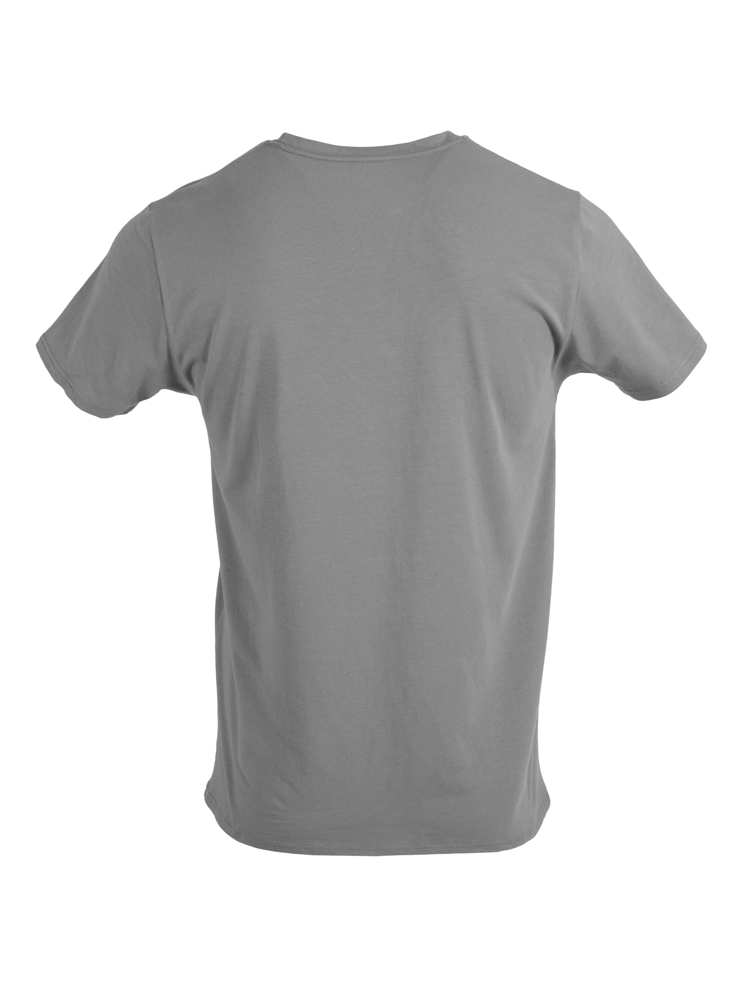 Men's Short Sleeve V-neck T-Shirts Assorted Color T-shirt up to 2XL, 5-pack, Black, Sport Grey, Charcoal, Military Green, X-Large