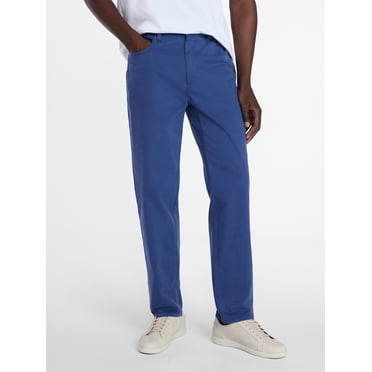 George Men's & Big Men's Slim Fit Premium 5 Pocket Pants, Sizes 29-44