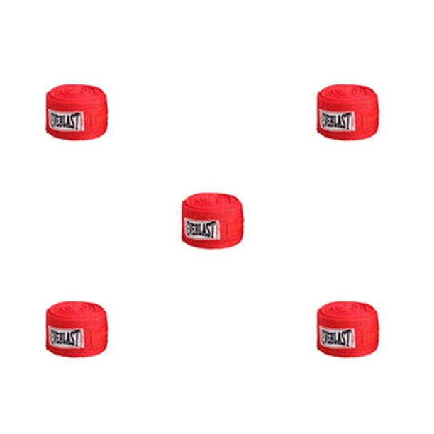 Yuarrent 2 uds envolturas de mano de boxeo gimnasio Fitness envoltura vendaje rollo entrenamiento cómodo muñequera envoltura Protector rojo Type2 NO2 Yuarrent CBP014675
