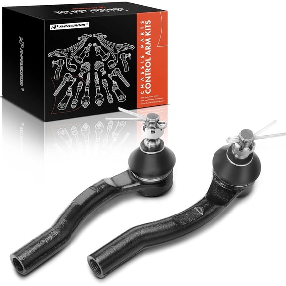 A-Premium 2 x Front Outer Tie Rod Ends, Compatible with Honda CR-V CRV 2012 2013 2014 2015 2016