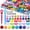 Bow Shaped, variant on 300 count Focal Beads for Pens AB Color Focal Colorful Beads Bulk Round Rhinestone Spacer for Beadable Pen Making Bracelet Necklace Charms Crafts (Winter Style)