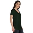 thumbnail image 2 of Inkmeso Basic U Neck Summer T-shirt Short Sleeve Plain Cotton Tshirt Womens, 2 of 7