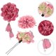 thumbnail image 5 of unbranded 3Ud Accesorio Floral Para Color Rosado Con Sujeción Segura Sin Dañar El, 5 of 8