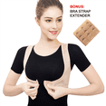 thumbnail image 2 of Lady Jeneva Women Posture Corrector Chest Support X strap - Beige, Medium, 2 of 10