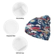 thumbnail image 3 of Susaid cool rock Skull Print Winter Beanie for Men Women, Lined Beanie Soft Warm Knit Hat Ski Cuffed Cap, 3 of 6