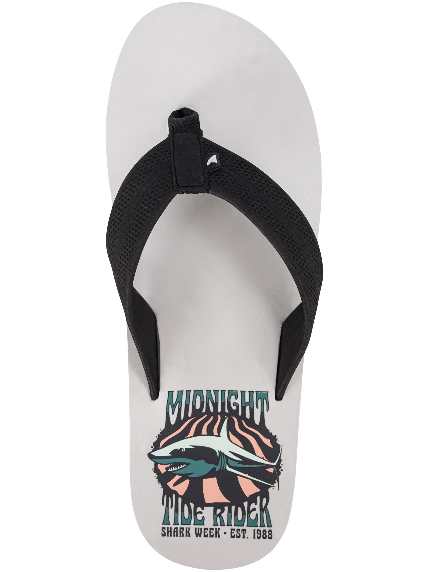 Rugged Shark Men's Shark Week Flip Flops