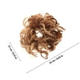 thumbnail image 2 of BESTYASH Easy Bun Curls Wavy Hair Piece High Temperature Fiber Fullness Enhancement Girls Prom 1Set, 2 of 5