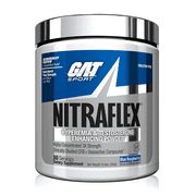 GAT Sport Nitraflex, Test Booster, Blue Raspberry, 30 Servings